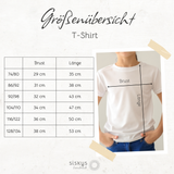 Geburtstagsshirt mit Traktor in grün - rot, mit Name und Zahl, personalisierbar