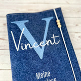 Personalisierte Zeugnismappe mit Namen