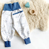 Pumphose Baby mit Wal und aufgesetzter Hosentasche in weichem Jersey, Größe 56 - 92